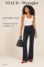 STAUD + Wrangler The Must Jean – Black