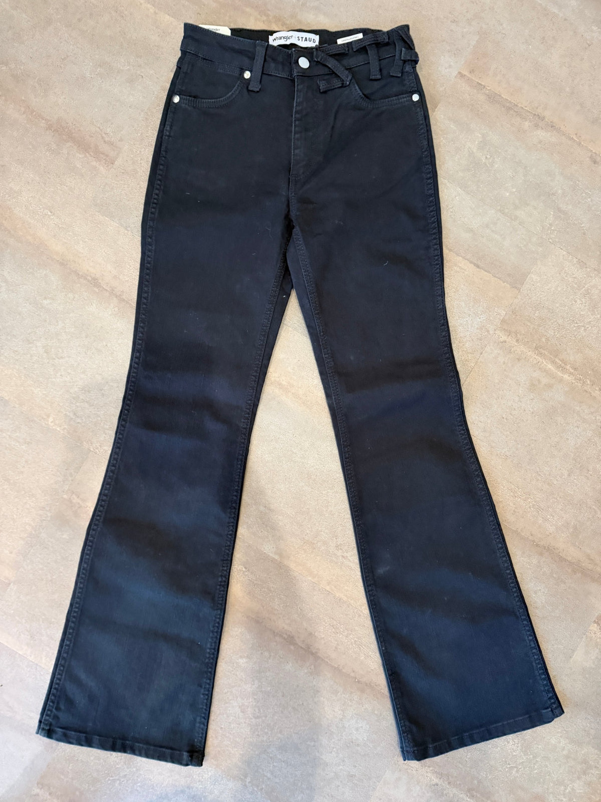 STAUD + Wrangler The Must Jean – Black
