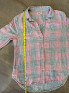 Faherty Button-Down Shirt – Pink / Grey